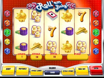 Rolle Em Baby Slot Machine